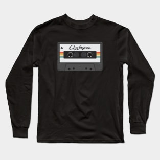 Retro Cassette Tape Long Sleeve T-Shirt
